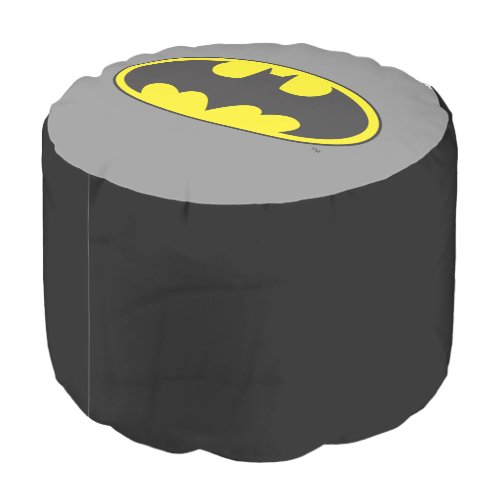 Pouf logo ovale symbole de Batman