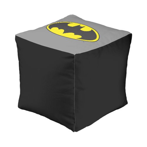 Pouf logo ovale symbole de Batman