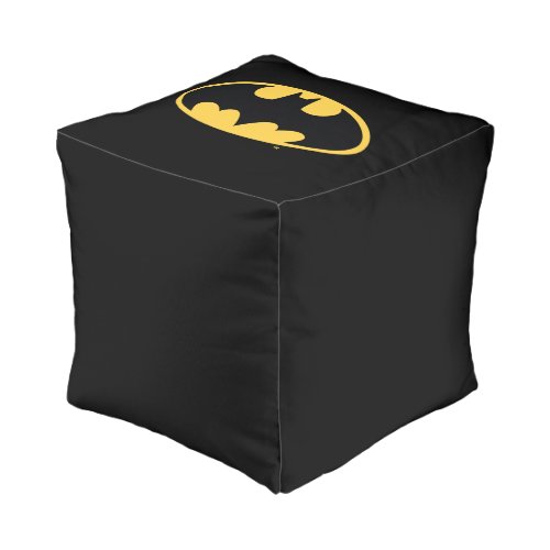 Pouf logo ovale symbole Batman
