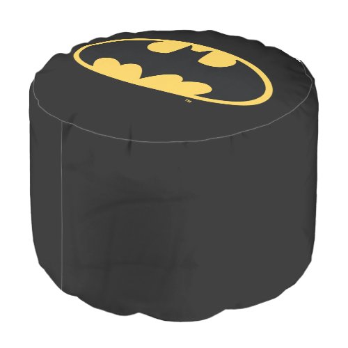 Pouf logo ovale symbole Batman