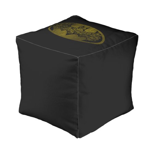 Pouf avec logo de Batman en crânes