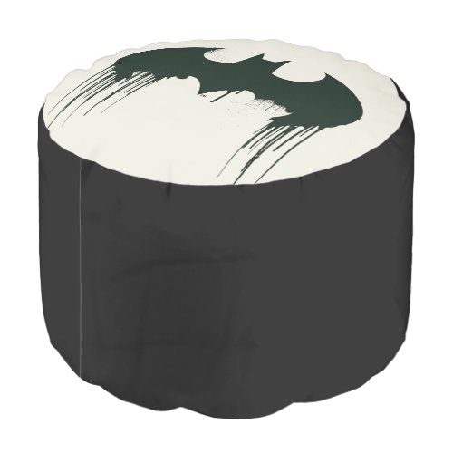Pouf logo Batman en graffiti